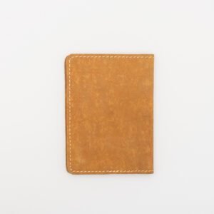 minimál design valódi bőr pénztárca, barna