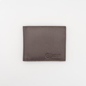 bőr pénztárca, barna kihajtható valódi bőr pénztárca, barna