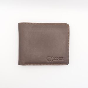 valódi bőr pénztárca nagy apró zsebbel, sötétbarna