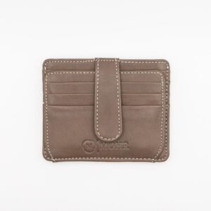 valódi bőr kártyatartó, sok rekeszes, barna