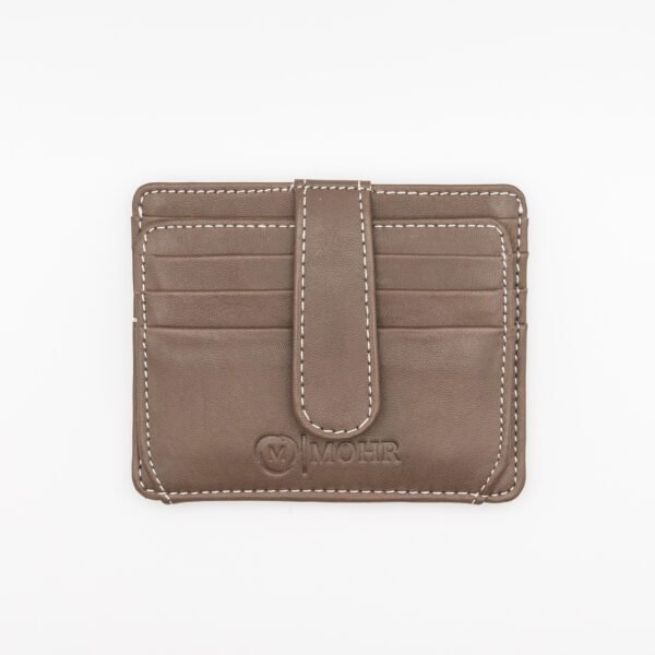 valódi bőr kártyatartó, sok rekeszes, barna