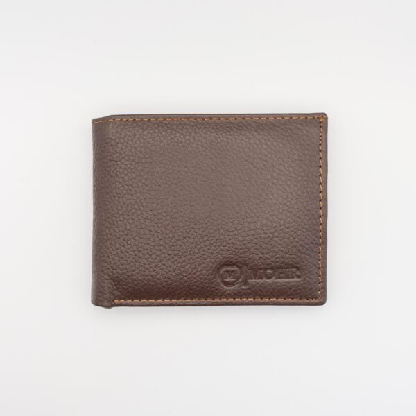 kártyatartós valódi bőr pénztárca, barna