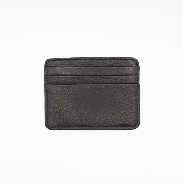 texturált fekete bőr kártyatartó valódi bőr kártyatartó, texturált fekete
