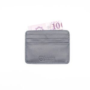 valódi bőr kártyatartó, fekete