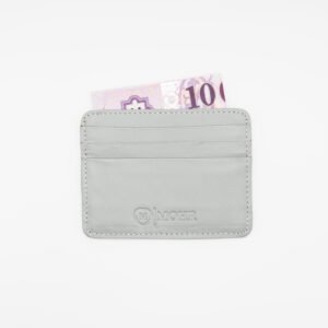 valódi bőr kártyatartó, szürke