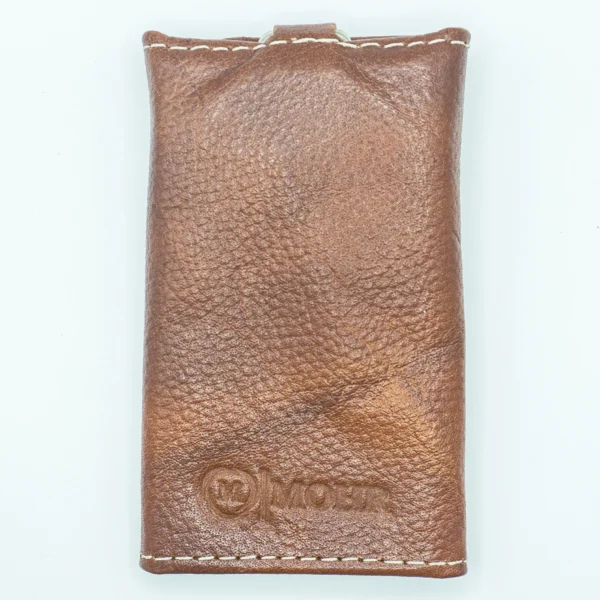 összehajtható kulcstartó bőrből, barna