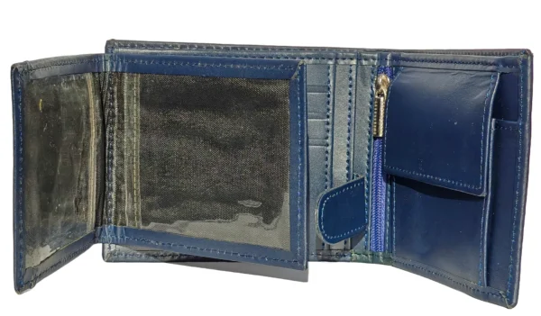 Nagyméretű bőr pénztárca "Dallas"